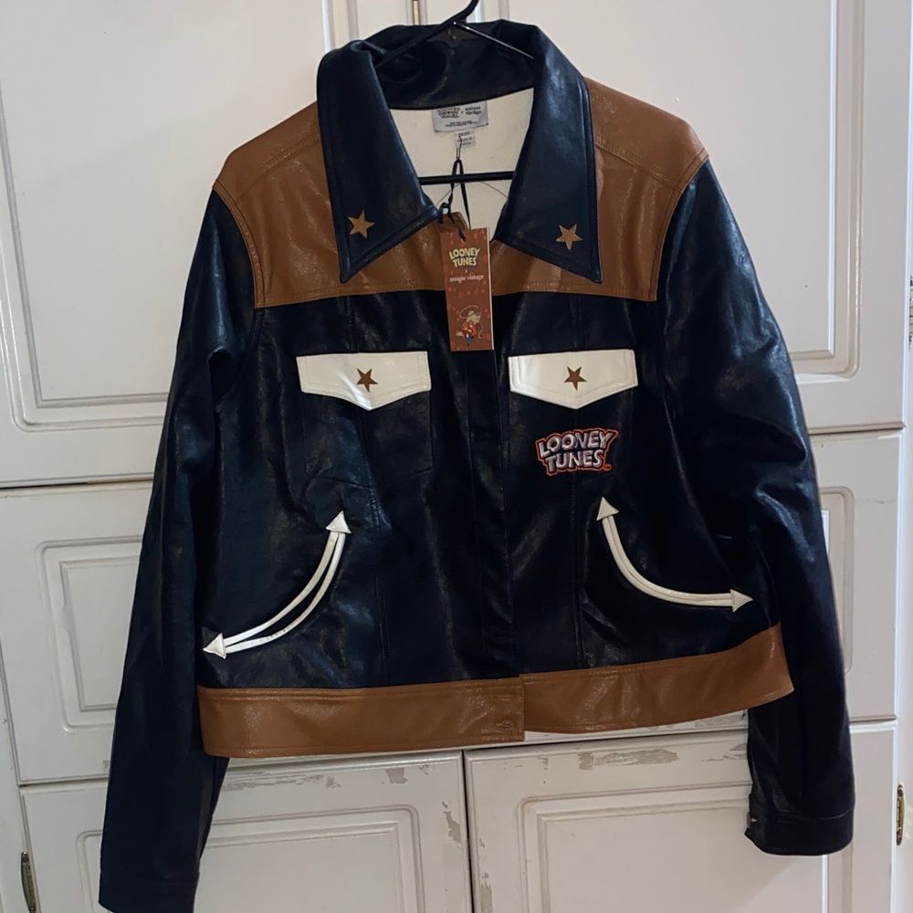 Warner Bros. Looney Tunes Black Leather Apparel